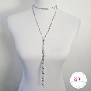 Silver Long Necklace Style
